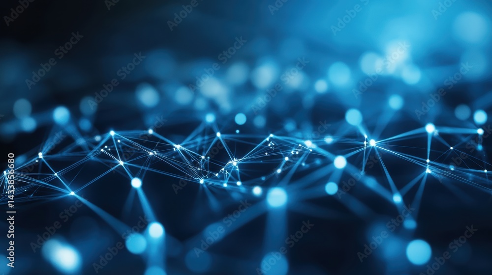 Obraz premium Digital circuit pattern symbolizing algorithm development for enterprise efficiency