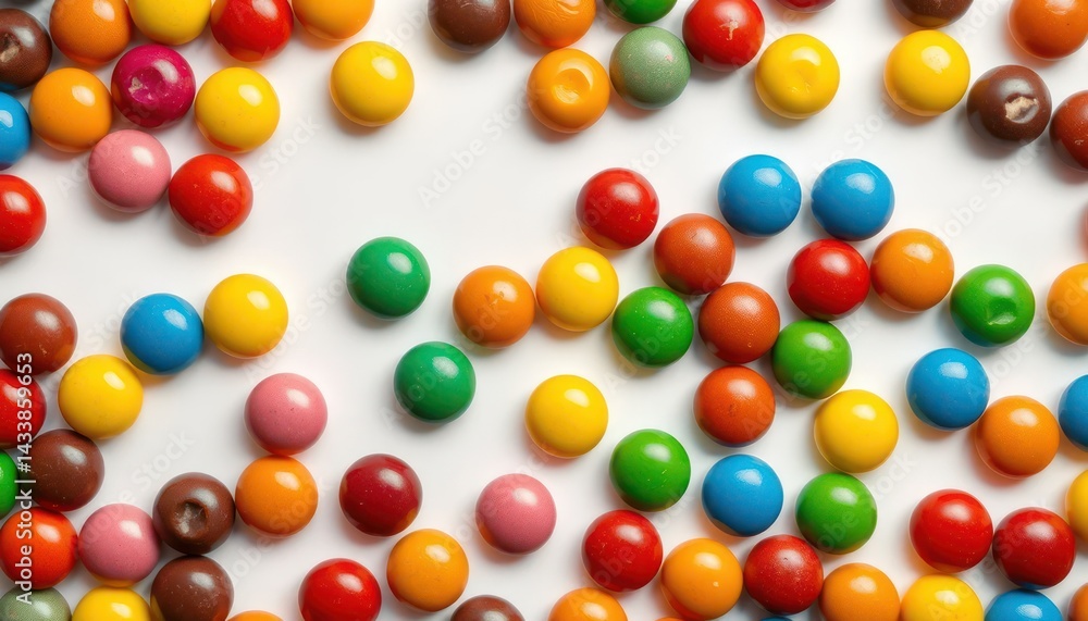 Colorful round candies Colorful round candies