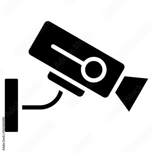 Security Camera glyph icon