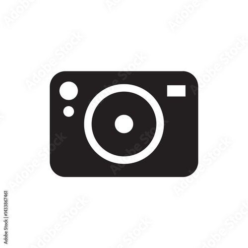 digital photo camera glyph