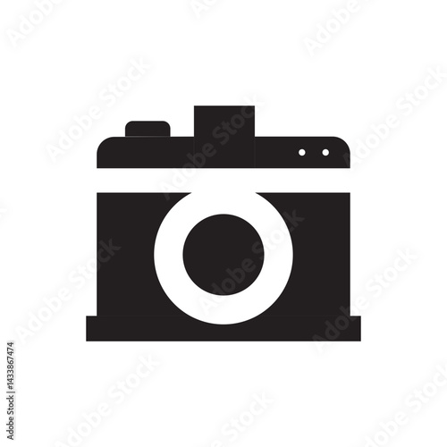 digital photo camera glyph