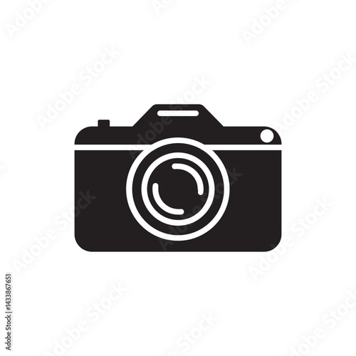 digital photo camera glyph