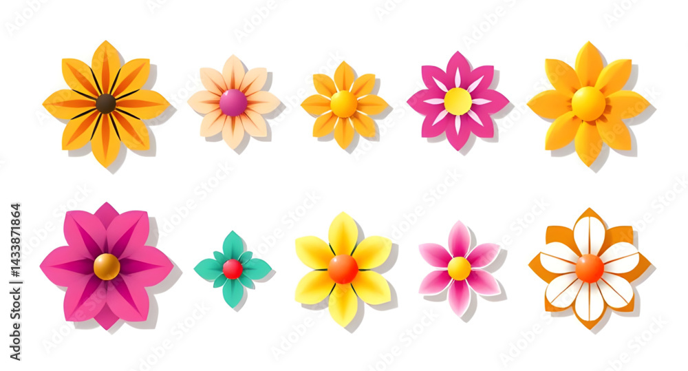 Fototapeta premium flower abstract vector