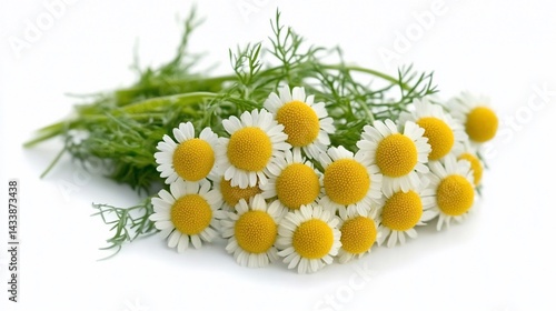 Obraz na płótnie Fresh Chamomile Blossoms w salonie