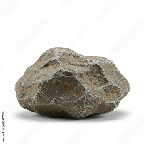 stone on white background
