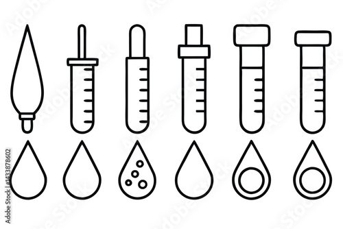 Blood test kits Medical Supply Line art