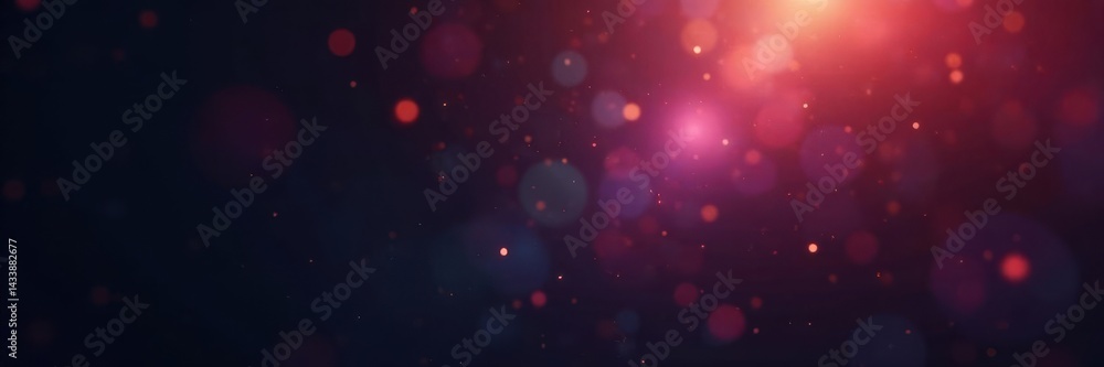 Obraz premium Soft, ethereal lens flare with subtle color gradients on black , art, ethereal, mystical