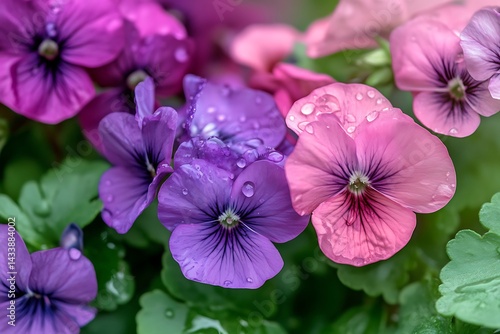 purple flowers in the garden