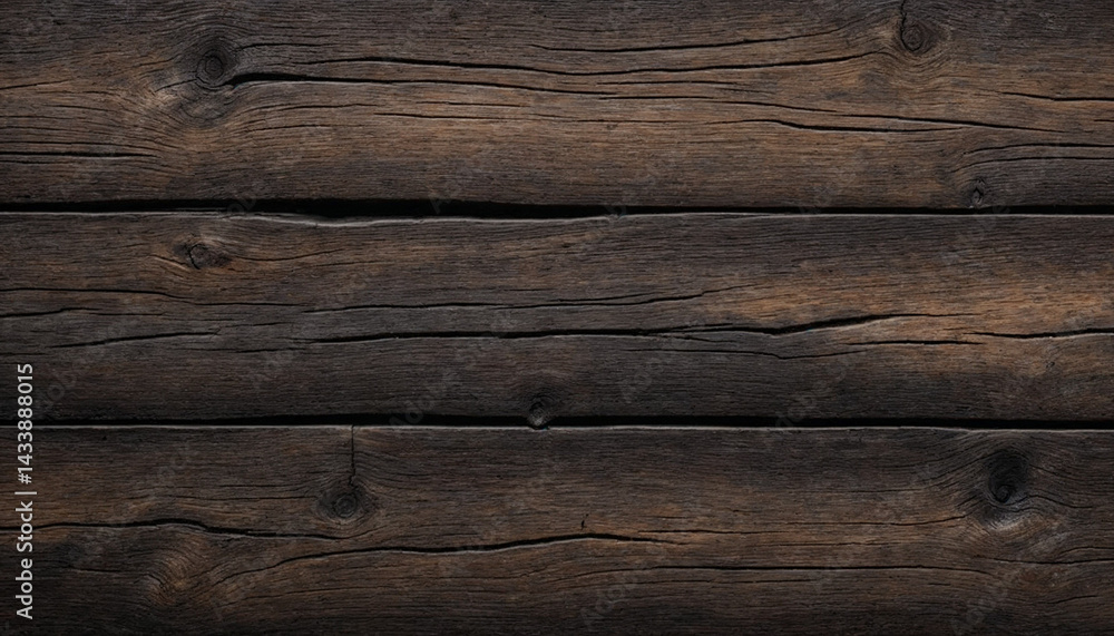Obraz premium Rustic Brown Wooden Texture Background – Long Panorama Wood Banner