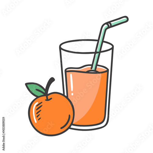 fresh juice icon, fresh juice vector illustration-simple illustration of fresh juice, perfect for fresh juice logos and icons