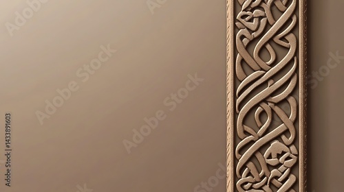 Celtic Knotwork Design Texture.