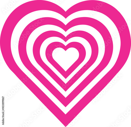 A variety of beautifully crafted love hearts in different styles.