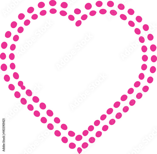 A beautiful selection of love hearts in different artistic styles.