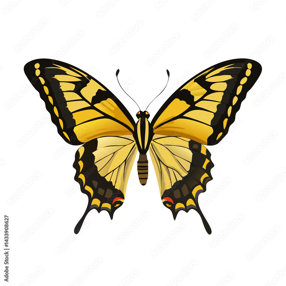 An butterfly vector, illustration and icon isolated on white background. An butterfly vector, illustration and icon isolated on white background.
