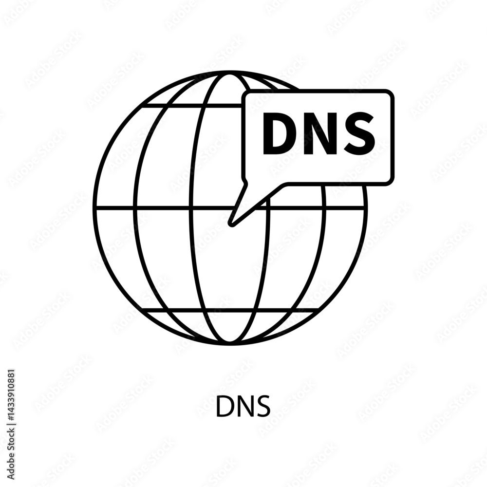 dns icons symbol vector elements for infographic web dns icons symbol vector elements for infographic web