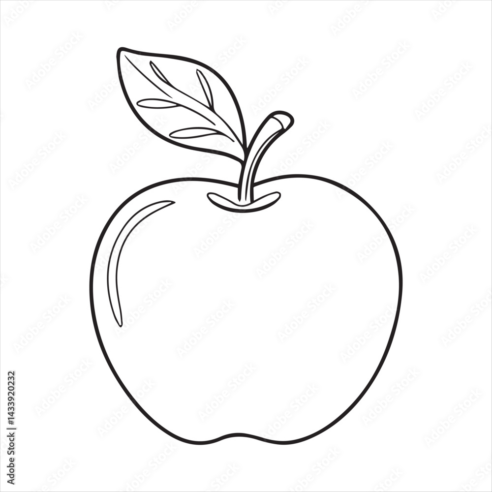 Simple Apple Outline Drawing,Black and White Apple Illustration,Hand Drawn Apple with Leaf,Apple Line Art Design,Minimalist Apple Sketch,Apple Contour Vector Art,Fresh Apple Outline Graphic Simple Apple Outline Drawing,Black and White Apple Illustration,Hand Drawn Apple with Leaf,Apple Line Art Design,Minimalist Apple Sketch,Apple Contour Vector Art,Fresh Apple Outline Graphic