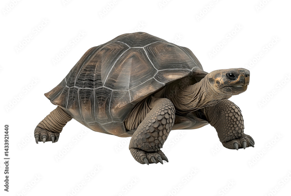 Obraz premium Big turtle on transparent background, cutout, Png
