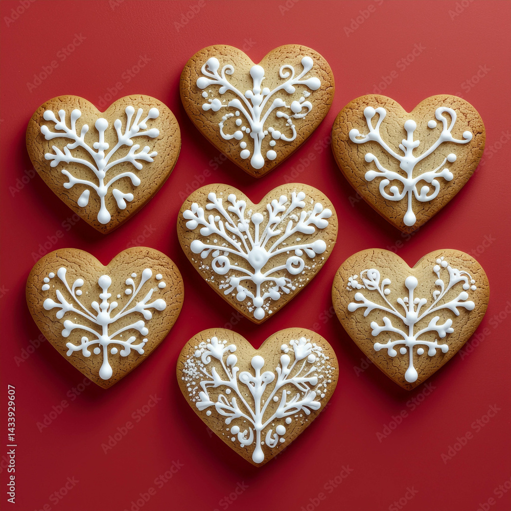heart shaped gingerbread cookies heart shaped gingerbread cookies