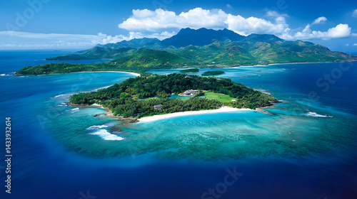 view of the sea and mountains