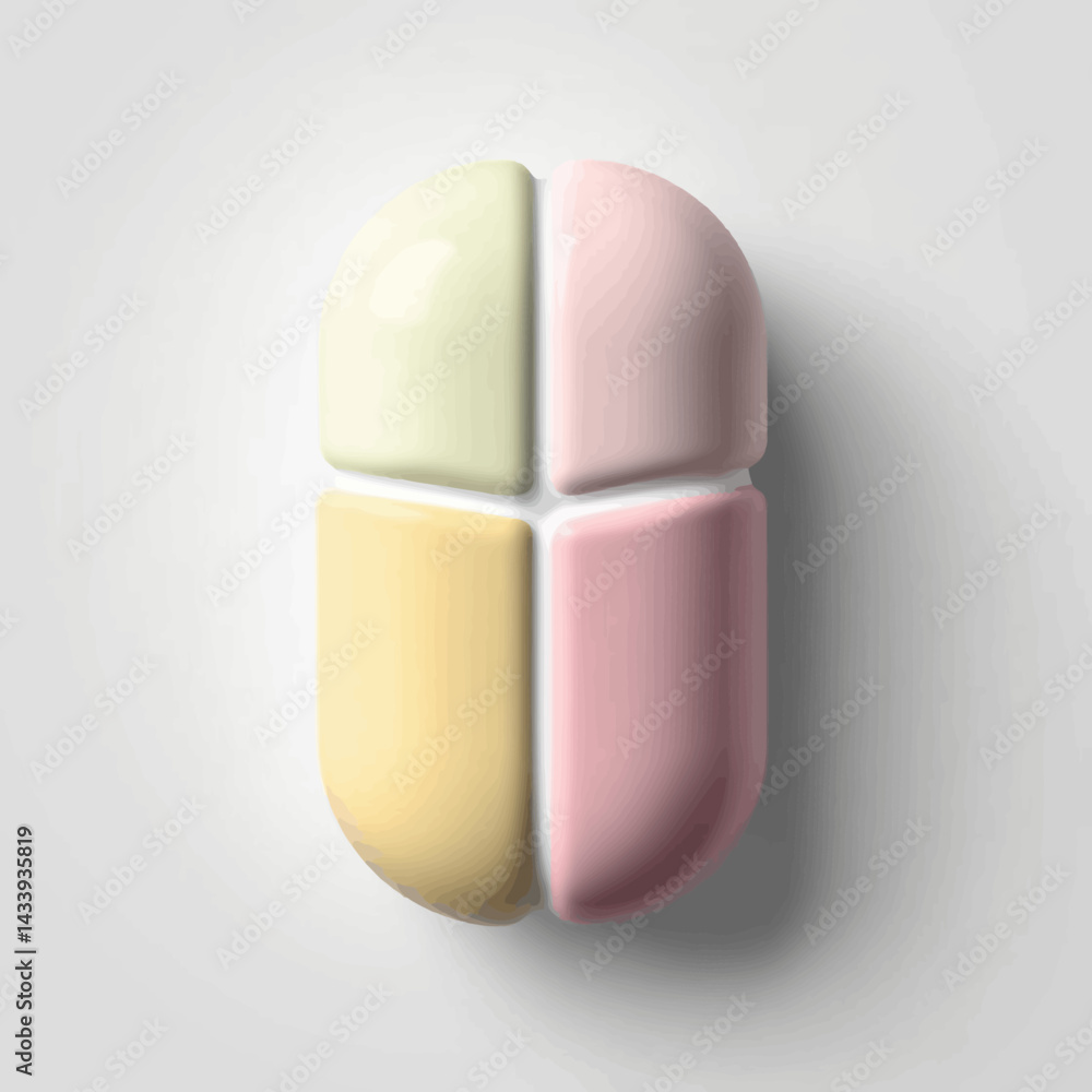 Abstract Pastel Color Blocks Composition Abstract Pastel Color Blocks Composition