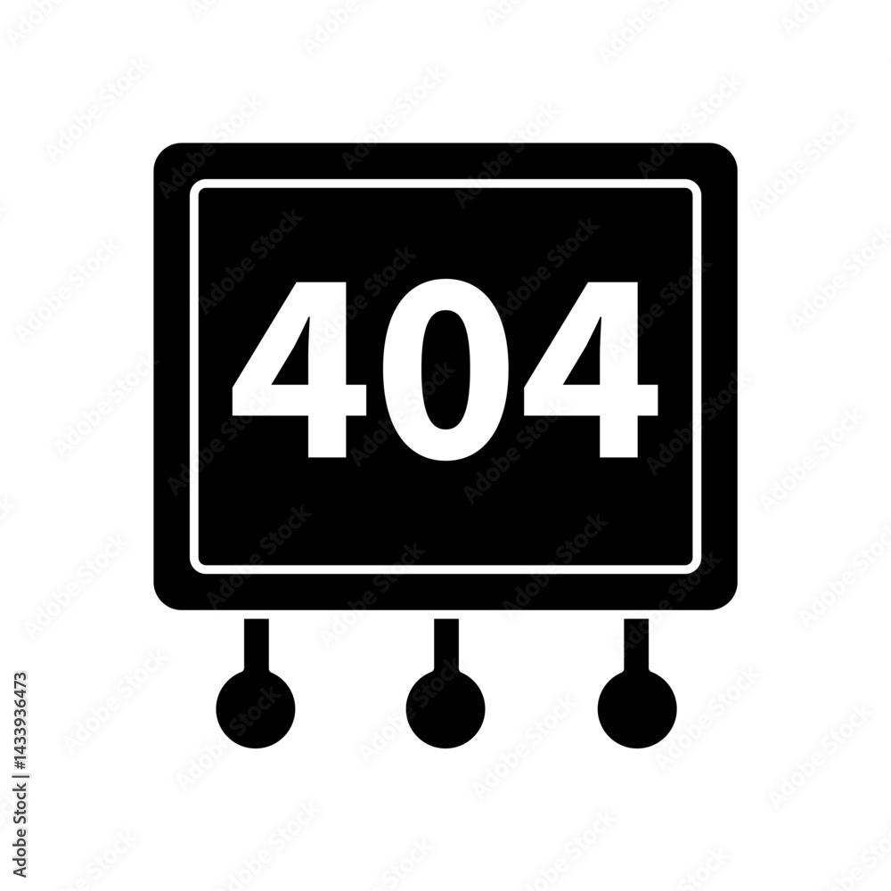 error 404 icons symbol vector elements for infographic web error 404 icons symbol vector elements for infographic web