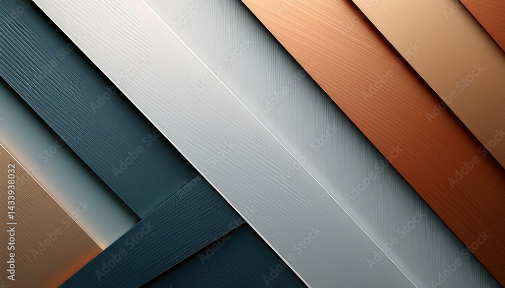 Dynamic abstract geometric composition with metallic textures art installation modern gallery contemporary environment aesthetic perspective visual harmony Dynamic abstract geometric composition with metallic textures art installation modern gallery contemporary environment aesthetic perspective visual harmony