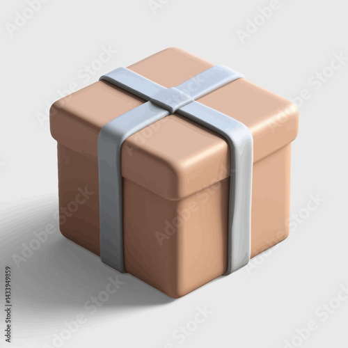 Simple Elegance: A Wrapped Gift in Neutral Tones