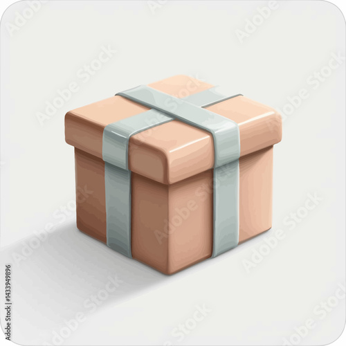 Minimalist Present: Giving and Celebration Concept