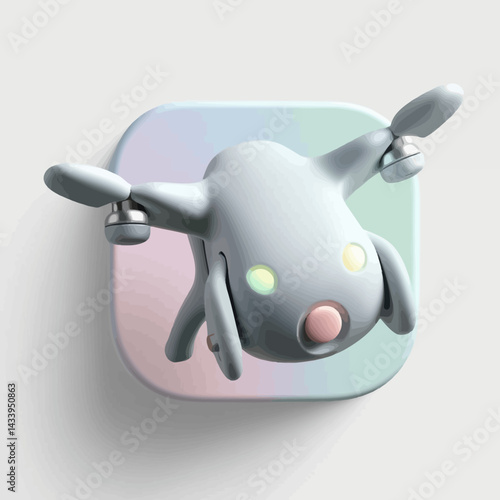 Playful Tech: A Drone Toy Mascot for Innovation