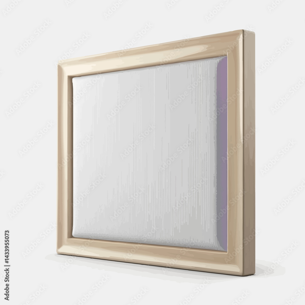 Artistic Potential: Awaiting Creativity on a White Canvas Artistic Potential: Awaiting Creativity on a White Canvas
