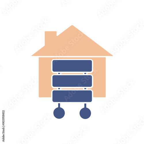 local network icons  symbol vector elements for infographic web