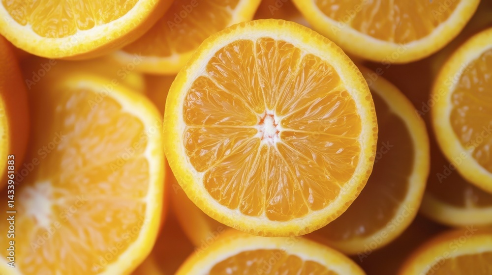 Abstract Tangerine Color Background. Generative AI