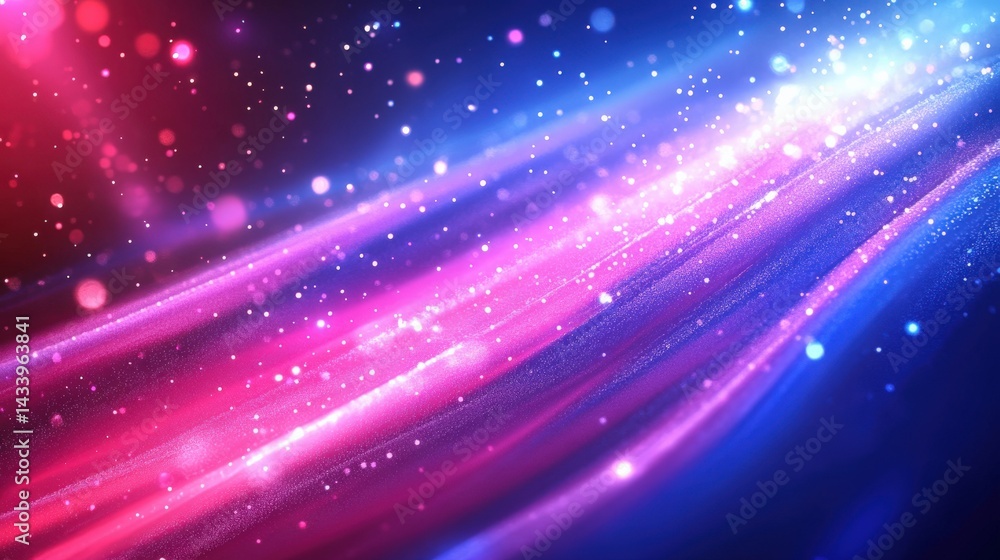 Naklejka premium Abstract Colorful Energy Flow