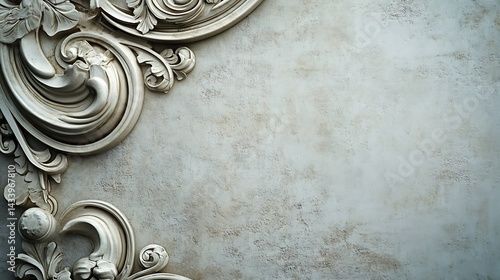 Elegant ornate corner detail.