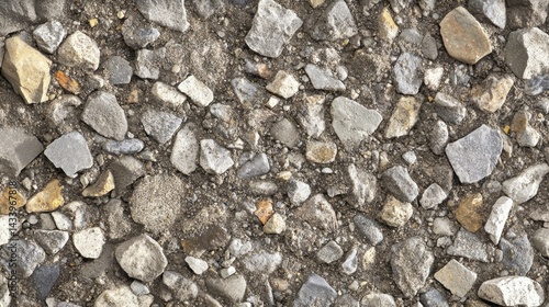 Obraz na płótnie Dry soil texture top view background. Generative AI w salonie