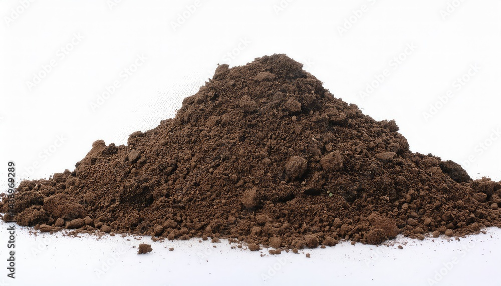 Dark Soil Pile: A Simple, Textured Study Dark Soil Pile: A Simple, Textured Study