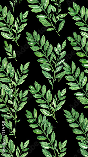 Wallpaper Mural snake plant black background Torontodigital.ca