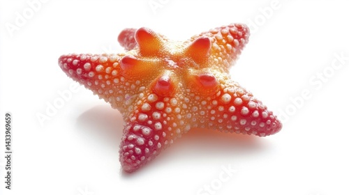 Obraz na płótnie Brazilian starfish isolated on white background. Generative AI w salonie