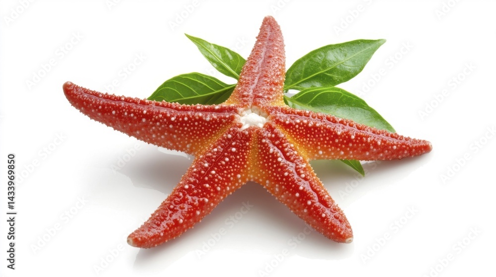 Brazilian Starfish Pepper Isolated on White Background. Generative AI
