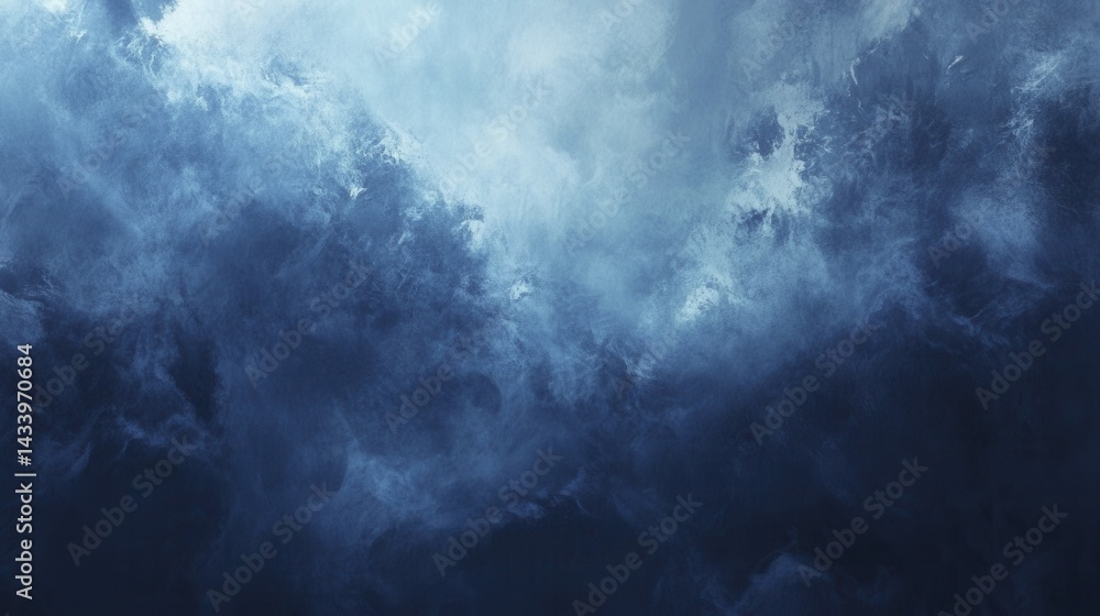 Abstract Navy Blue Color Background. Generative AI