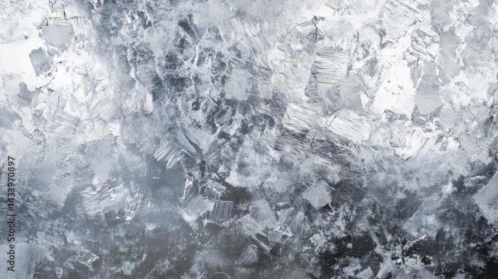 Abstract frozen texture close-up background. Generative AI