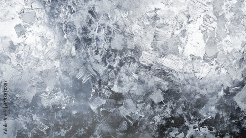 Obraz na płótnie Abstract frozen texture close-up background. Generative AI w salonie