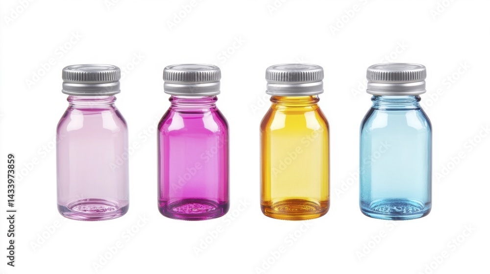 Plastic Bottle Packing Mockup on White Background. Generative AI