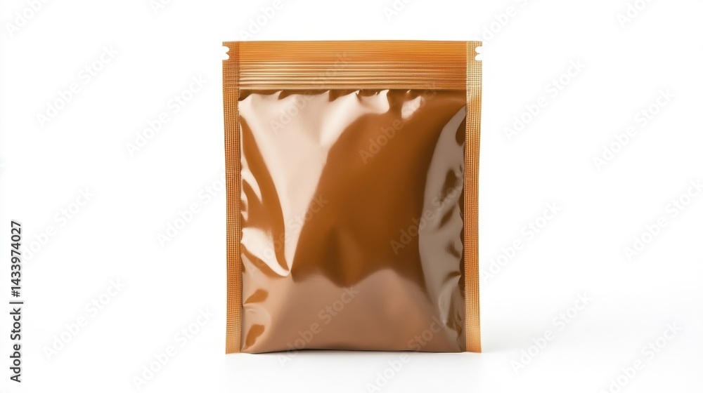 Packaging bag on a white background. Generative AI