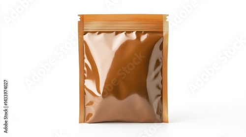 Packaging bag on a white background. Generative AI