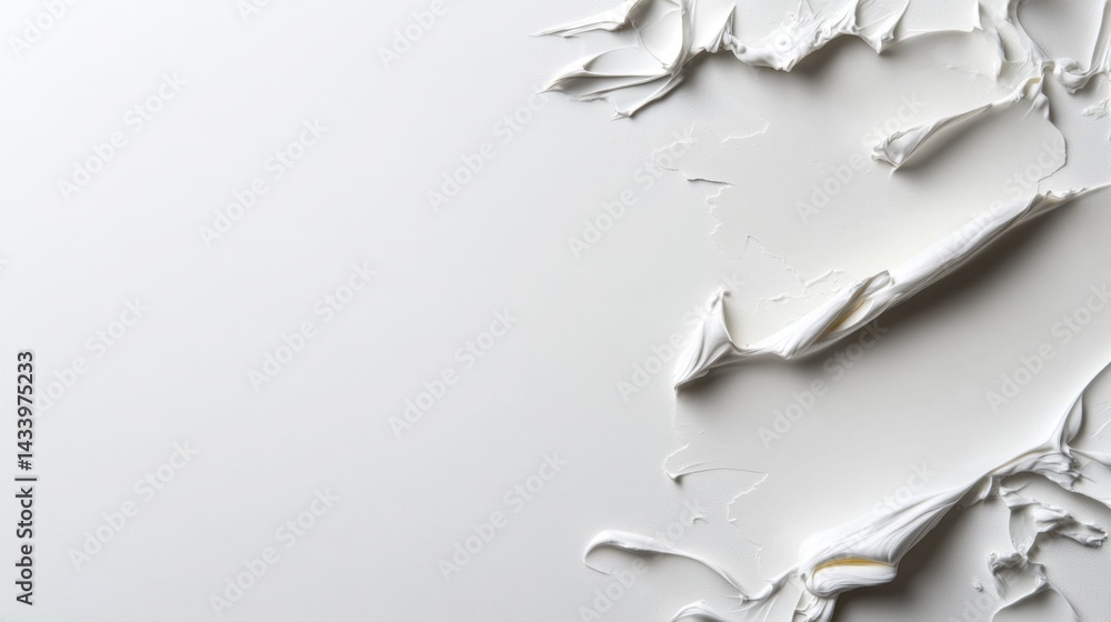 Plasterboard with texture isolated on white background. Generative AI