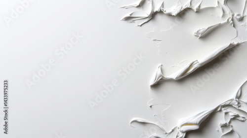 Obraz na płótnie Plasterboard with texture isolated on white background. Generative AI w salonie