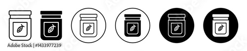 Jam icons. minimal vector symbol