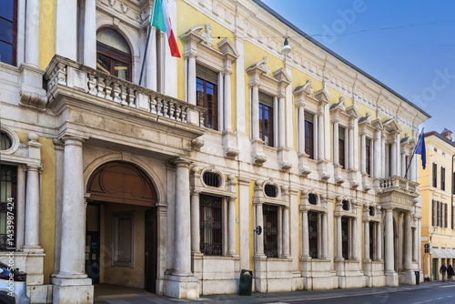 Obraz na płótnie Palazzo Martinengo di Villagana, Brescia, Italy w salonie