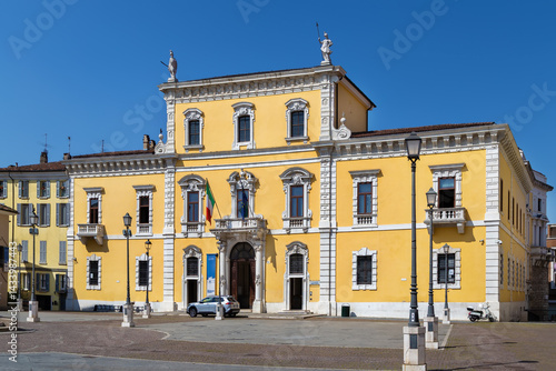 Obraz na płótnie Palazzo Martinengo Palatini, Brescia, Italy w salonie
